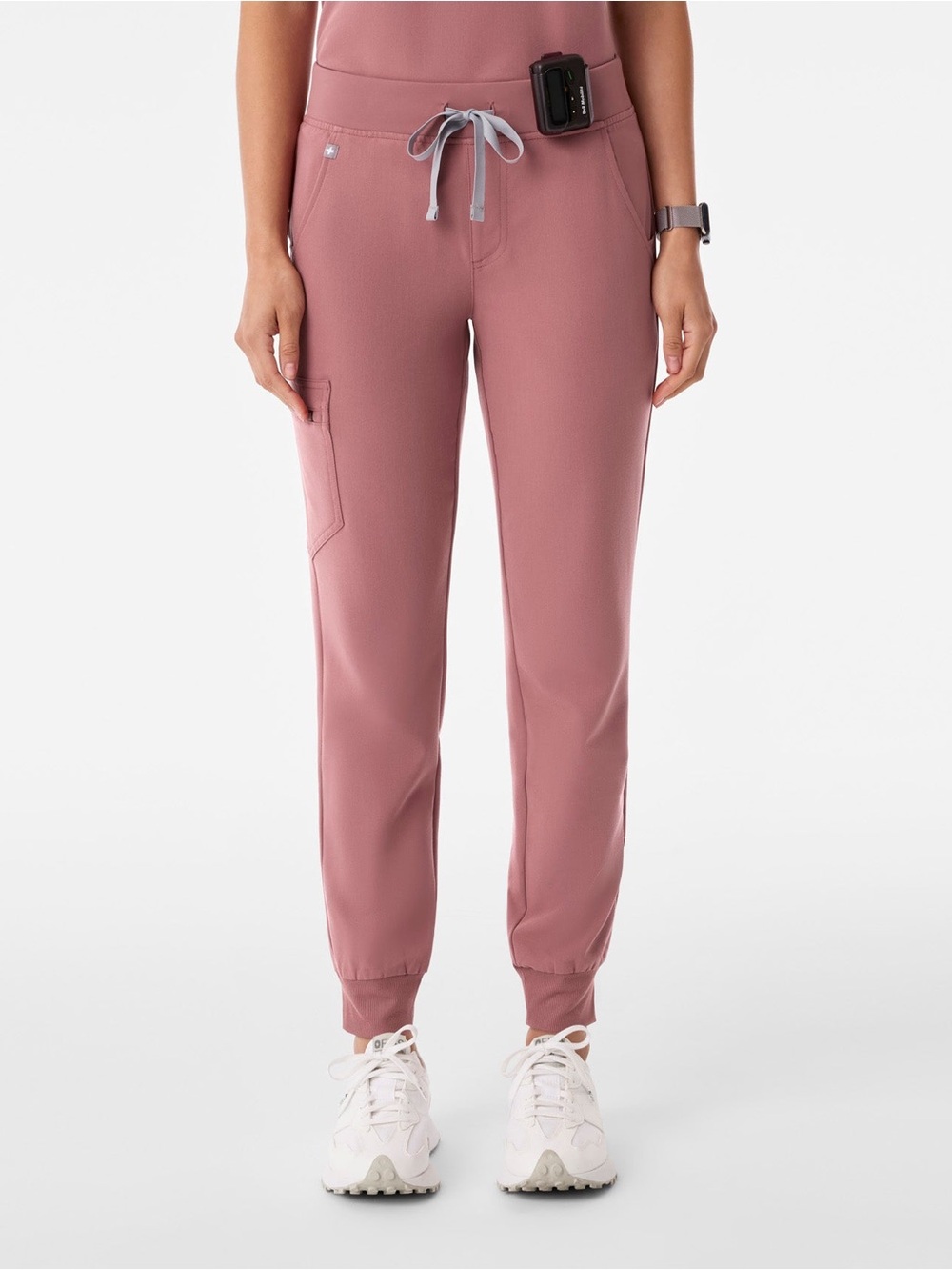 Figs Zamora Joggers Mauve Dusty Rose Jogger Scrub Pants Size Large Petite Scrubs
